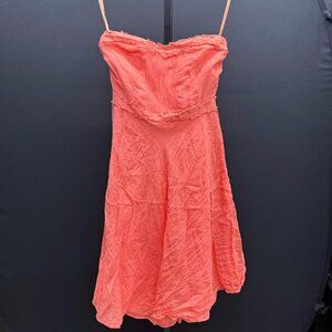 J. Crew Strapless Silk Blend Cocktail Length Dress